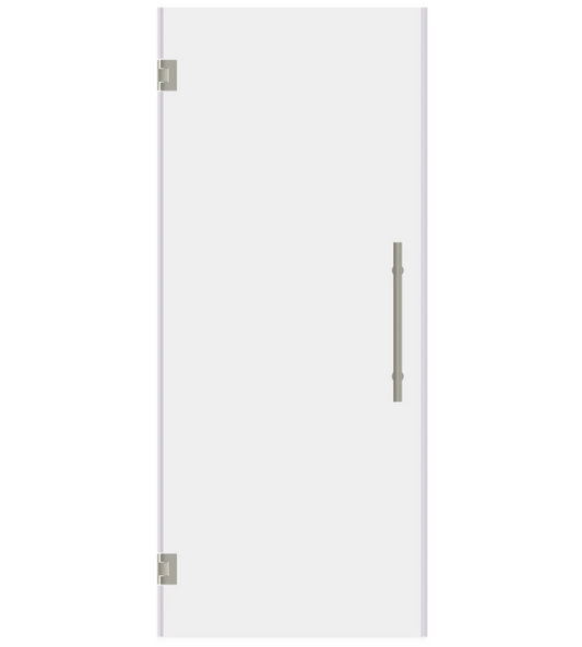 #10H3276 Hinged Frameless Shower Door 32x76