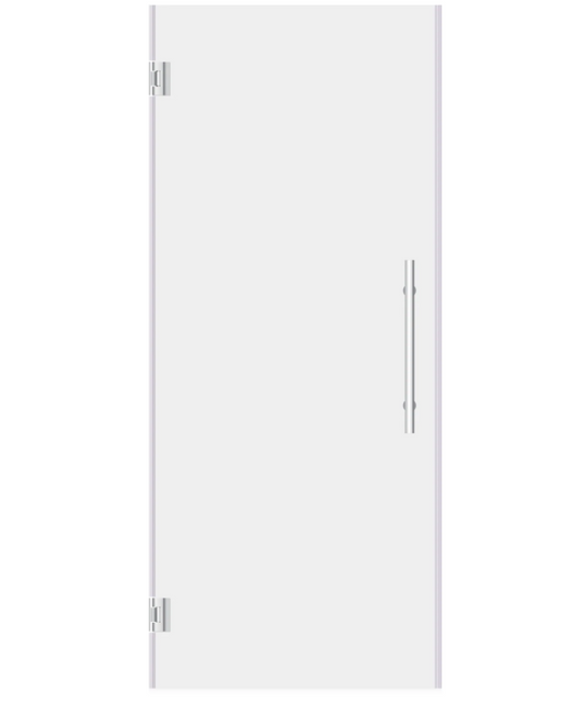 #10H2876 Hinged Frameless Shower Door 28x76